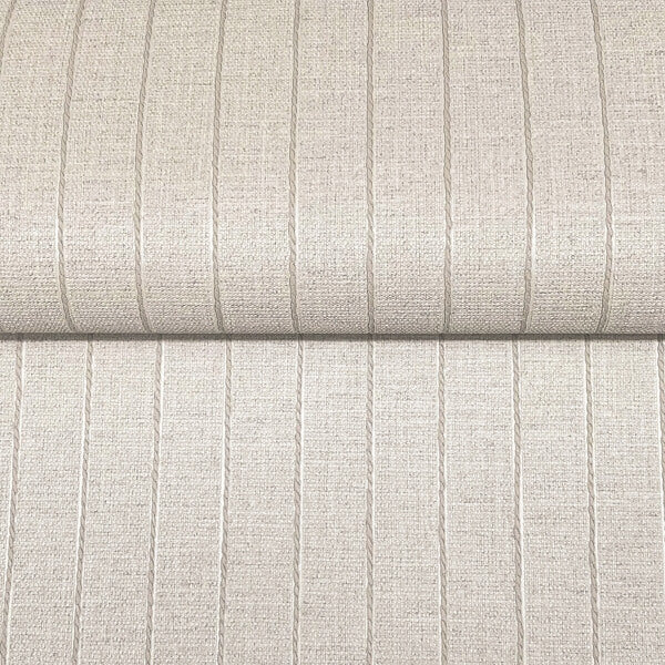 Cording Stripe Pearl Wallpaper