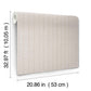 Cording Stripe Pearl Wallpaper