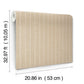 Cording Stripe Sienna Wallpaper