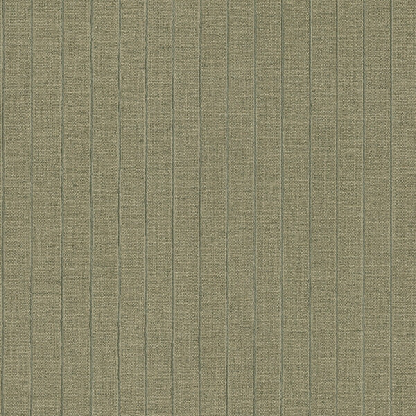 Cording Stripe Moss Wallpaper