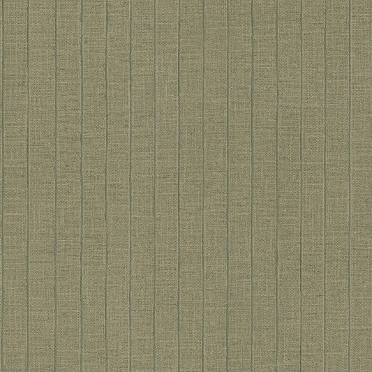 Cording Stripe Moss Wallpaper