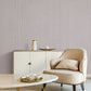 Cording Stripe Dove Grey Wallpaper