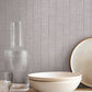 Cording Stripe Dove Grey Wallpaper