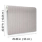 Cording Stripe Dove Grey Wallpaper