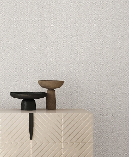 Tailored Chevron White Wallpaper