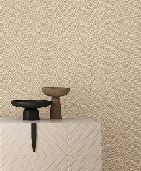 Tailored Chevron Wheat Wallpaper