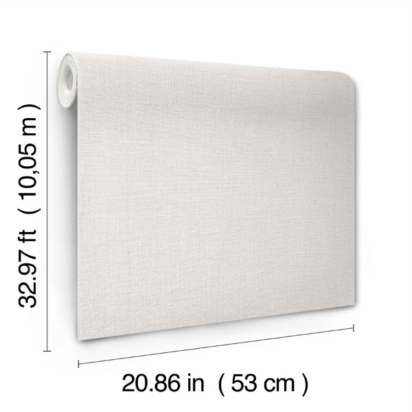Loom White Wallpaper