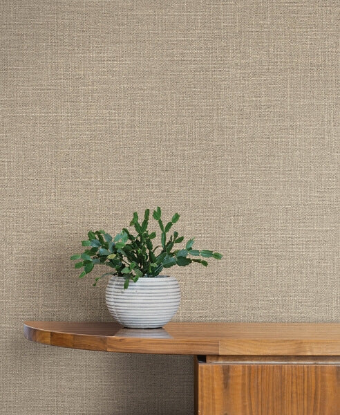 Loom Hazelnut Wallpaper