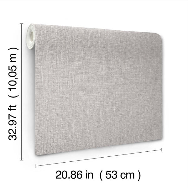 Loom Dove Grey Wallpaper