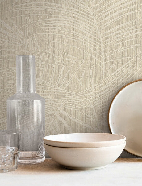 Della Palm Shell Wallpaper