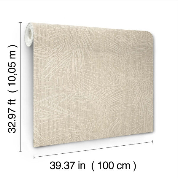Della Palm Shell Wallpaper