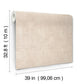 Alma Plaster Faux Weave Wallpaper