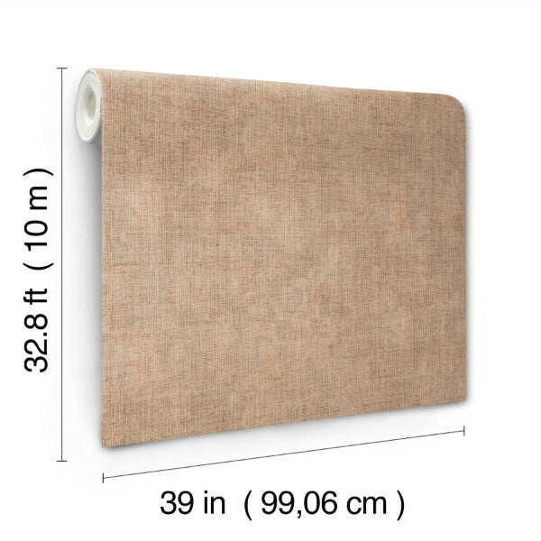 Alma Clay Faux Weave Wallpaper