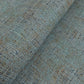 Alma Blue Faux Weave Wallpaper