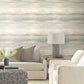 Soothing Mists Scenic Light Blue Wallpaper