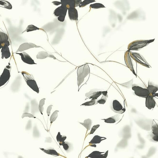 Linden Flower Black Wallpaper