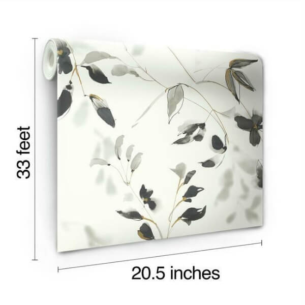 Linden Flower Black Wallpaper