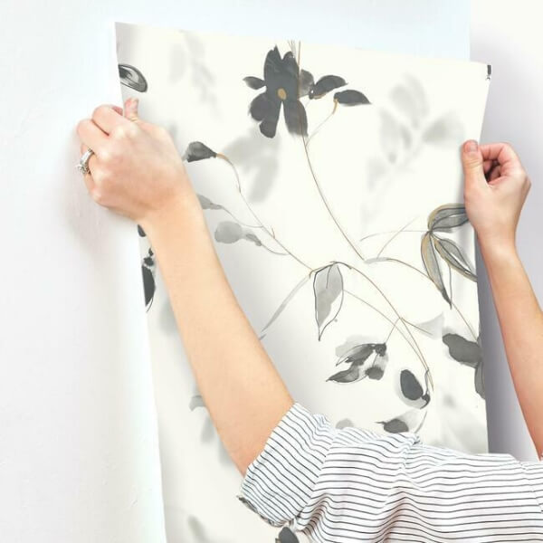 Linden Flower Black Wallpaper