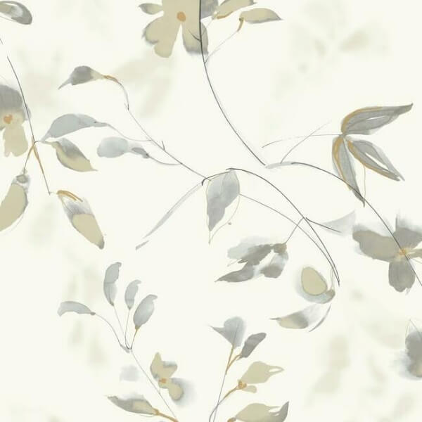 Linden Flower Tan Wallpaper