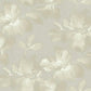 Midnight Blooms Grey Wallpaper