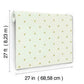 Stella Star Off White Metallic Wallpaper
