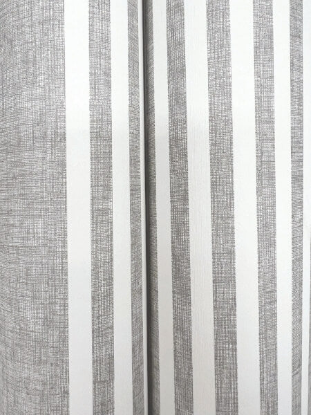 French Charcoal Linen Stripe Wallpaper