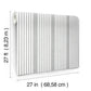 French Charcoal Linen Stripe Wallpaper