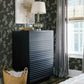 Dahlia Trail Black & Taupe Wallpaper