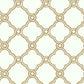 Open Trellis Gold Metallic Wallpaper