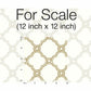 Open Trellis Gold Metallic Wallpaper