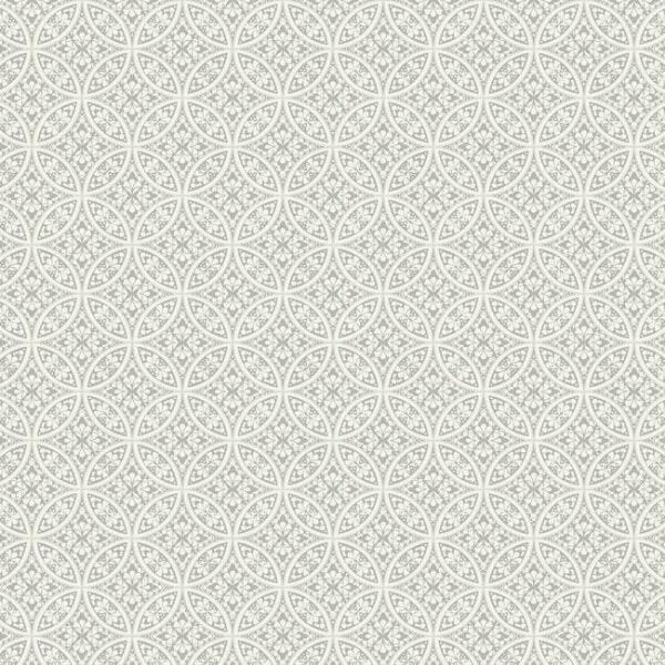 Lacey Circle Geo Grey Wallpaper