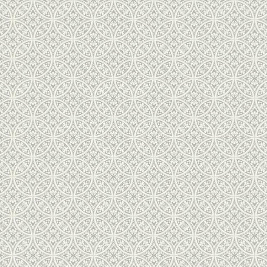 Lacey Circle Geo Grey Wallpaper