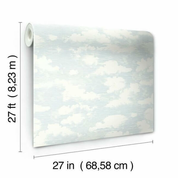 Cloud Cover Blue Wallpaper