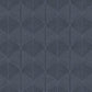 Palm Thatch Navy Wallpaper