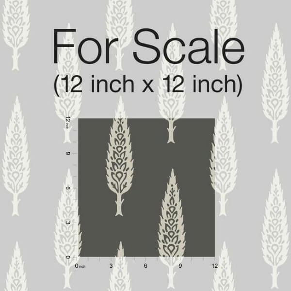 Juniper Tree Black & Taupe Wallpaper