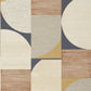 Metallic Copper and Black Saturn Wallpaper