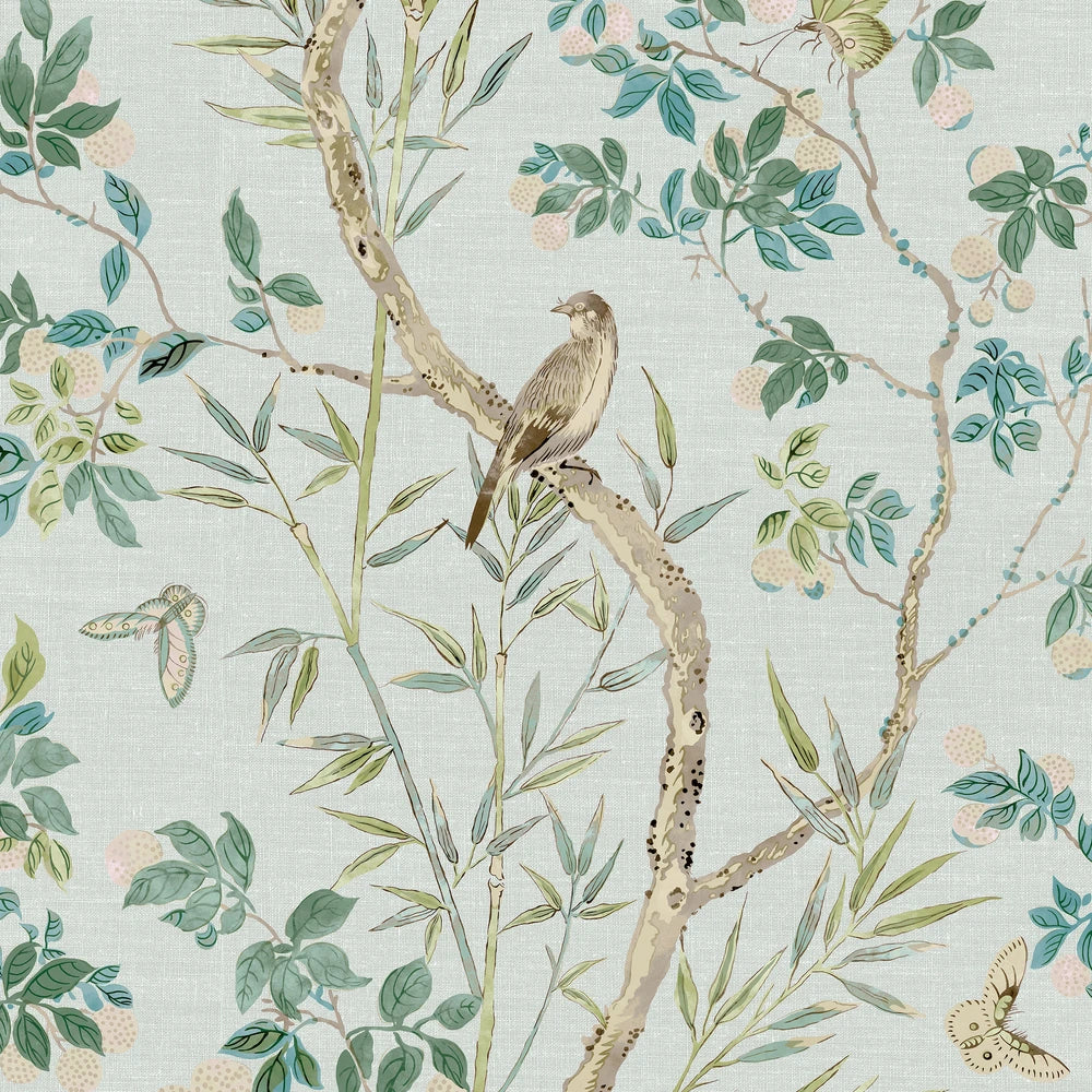 CLAIRE Wallpaper - Spa Blue