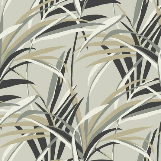 Tropical Paradise Taupe Wallpaper