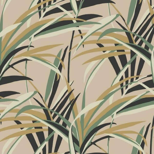 Tropical Paradise Blush Wallpaper