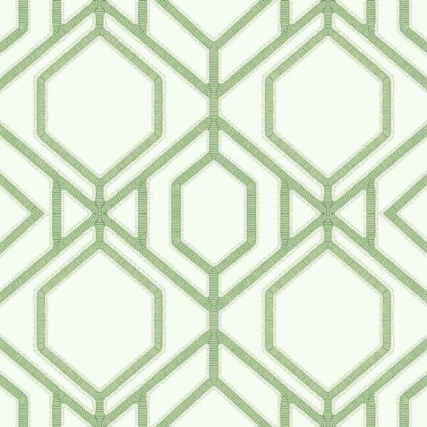 Sawgrass Trellis Green Wallpaper