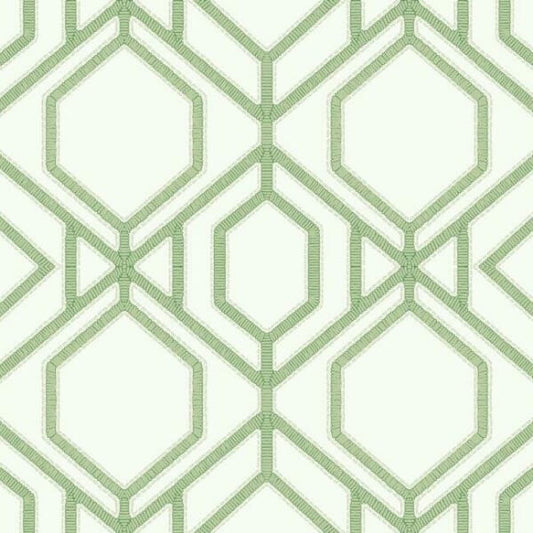 Sawgrass Trellis Green Wallpaper