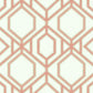 Sawgrass Trellis Coral Wallpaper
