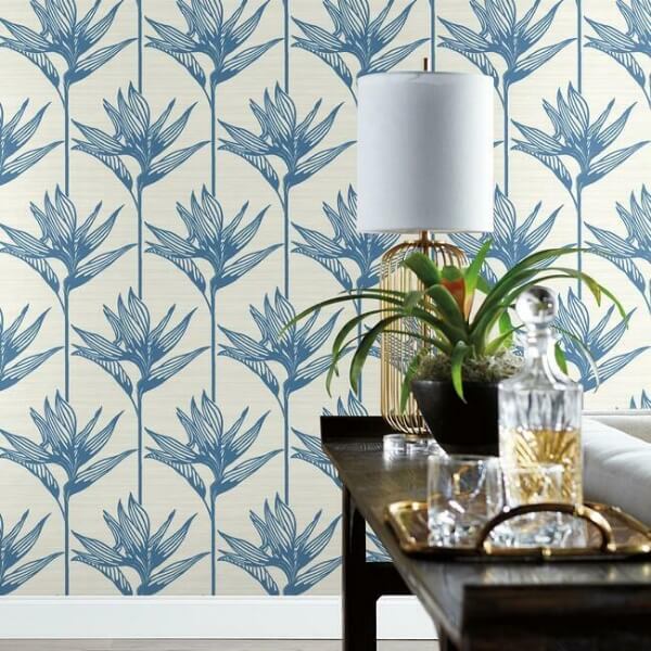 Bird of Paradise Blue Wallpaper