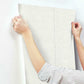 Palm Chevron White & Silver Wallpaper