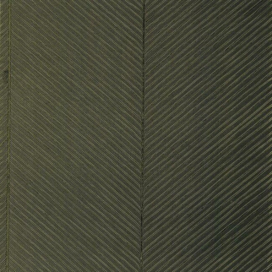 Palm Chevron Black & Gold Wallpaper