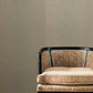 Palm Chevron Taupe & Gold Wallpaper