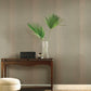 Palm Chevron Taupe & Gold Wallpaper