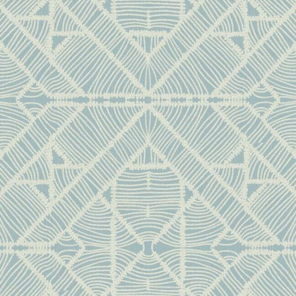 Diamond Macrame Blue Wallpaper