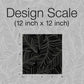 Rainforest Canopy Black Wallpaper