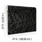 Rainforest Canopy Black Wallpaper